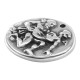 Zamak Pendant Round Coin 24mm Ø1.8mm