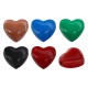 Enameled Zamak Charm Heart 12x11mm/7mm Ø1.3mm