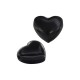 Enameled Zamak Charm Heart 12x11mm/7mm Ø1.3mm