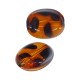 Acrylic Bead Oval Flat 15x18mm