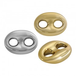 Acrylic UV Connector Oval 17x24mm/7mm