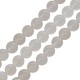 Agate Bead Round White 8mm Ø~1.4mm (~48pcs)