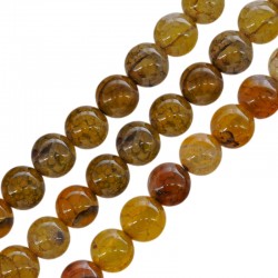 Agate Bead Round Light Green 8mm Ø~1.4mm (~48pcs)
