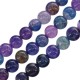 Agate Bead Round Dark Blue 8mm Ø~1.4mm (~48pcs)