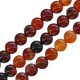 Agate Bead Round Dark Brown 8mm Ø~1.4mm (~48pcs)