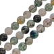 Agate Bead Round Dark Green 8mm Ø~1.4mm (~48pcs)