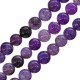 Agate Bead Round Purple 8mm Ø~1.4mm (~48pcs)