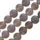 Agate Bead Round Grey 10mm Ø~1.4mm (~38pcs)