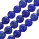 Agate Bead Round Blue 10mm Ø~1.4mm (~38pcs)