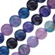 Agate Bead Round Dark Blue 10mm Ø~1.4mm (~38pcs)