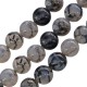 Agate Bead Round Dark Grey 10mm Ø~1.4mm (~38pcs)