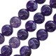Agate Bead Round Purple 10mm Ø~1.4mm (~38pcs)