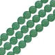  Νεφρίτης Χάντρα Στρογγυλή Πράσινο 8mm Ø~1.4mm (~47τμχ)