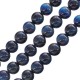 Mountain Jade Bead Round Black 10mm Ø~0.8mm (~38pcs)