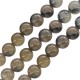 Mountain Jade Bead Round Yellow 10mm Ø~0.8mm (~38pcs)