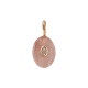 Aventurine Charm Oval with Crystal 12x18mm/7.2mm