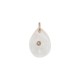 Rock Crystal Pendant Teardrop 18x25mm/8mm