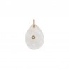 White Transparent/ Gold
