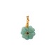 Amazonite Lucky Charm Four Leaf Clover 20mm/6mm