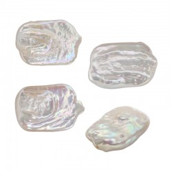 Fresh Water Pearl Bead Rectangular 14x20mm Ø0.8mm (~20pcs/str)