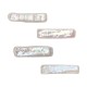 Fresh Water Pearl Bead Flat Bar 6x15mm Ø0.8mm (~25pcs/str)