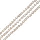 Fresh Water Pearl Bead ~3-4mm Ø0.8mm (~90pcs/str)