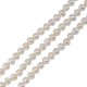 Μαργαριτάρι Χάντρα~4-5mm Ø0.8mm (~72τμχ)