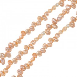 Fresh Water Pearl Bead Irregular ~3-4mm Ø0.8mm (~90pcs/str)