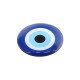 Glass Cabochon Flatback Round with Evil Eye 40mm/8mm