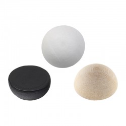 Wooden Cabochon Flatback 15mm