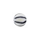 Ceramic Bead Round with Stripes 12mm Ø1.6mm
