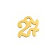 Stainless Steel 304 Lucky Charm "27" 11x10mm