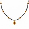 24K Gold Plated/ 0.12µm/ Topaz Brown