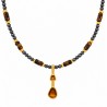 24K Gold Plated/ 0.12µm/ Topaz Brown
