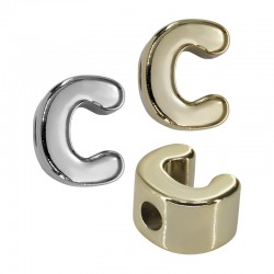 Acrylic UV Bead Letter "C" 21mm Ø6mm