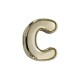 Acrylic UV Bead Letter "C" 21mm Ø6mm