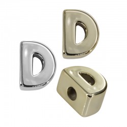 Acrylic UV Bead Letter "D" 21mm Ø6mm