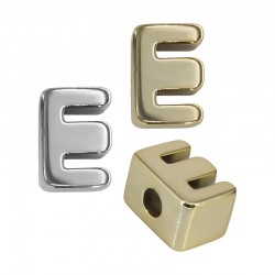 Acrylic UV Bead Letter "E" 21mm Ø6mm