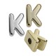Acrylic UV Bead Letter "K" 21mm Ø6mm