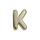 Acrylic UV Bead Letter "K" 21mm Ø6mm