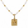 18K Gold/ White