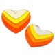 Pendente in Plexi Acrilico Cuore 40x34mm