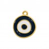 Placcato in Oro 24 Carati / 0,12 µm / Blu / Nero / Bianco