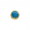 Chapado En Oro De 24 Quilates/ 0,12 µm/ Azul Petróleo