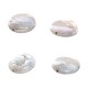 Fresh Water Pearl Flat Bead ~10-12mm Ø0.8mm
