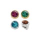Enameled Zamak Slider Round 6mm Ø3.2x1.7mm