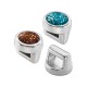 Enameled Zamak Slider Round 6mm Ø3.2x1.7mm