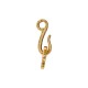 Stainless Steel 304 Clasp Hook 8x21.8mm Ø8.8x13.2mm