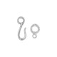 Stainless Steel 304 Clasp Hook 8x21.8mm Ø8.8x13.2mm