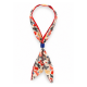 Collana con Sciarpa a Farfalla e Cubo Blu